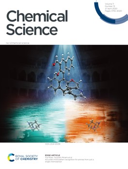 Our paper is selected as an Inside Front Cover of Chemical Science ...